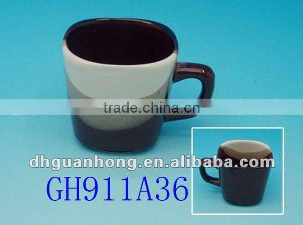 2014 Fancy design hamburger shape ceramic tea mug wholesale