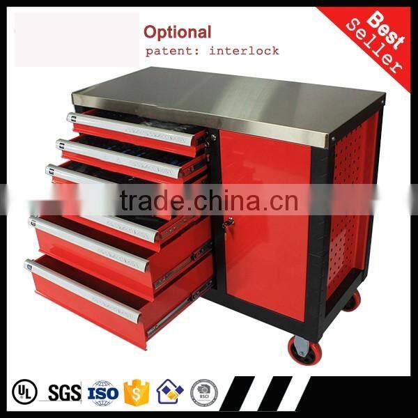 41" new professional stainless tool storage cabinet/storage trolley with 220pcs