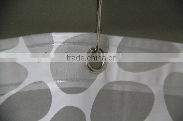 Penguin print PEVA shower curtain and bath accessory