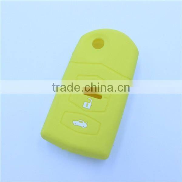 NEW SILICONE HOT BRIGHT CAR KEY COVER CASE FOR MAZDA MPS CX7 CX9