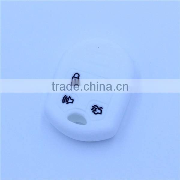 Silicone rubber key shell, key cover for ford 4 buttons in stcok, many color