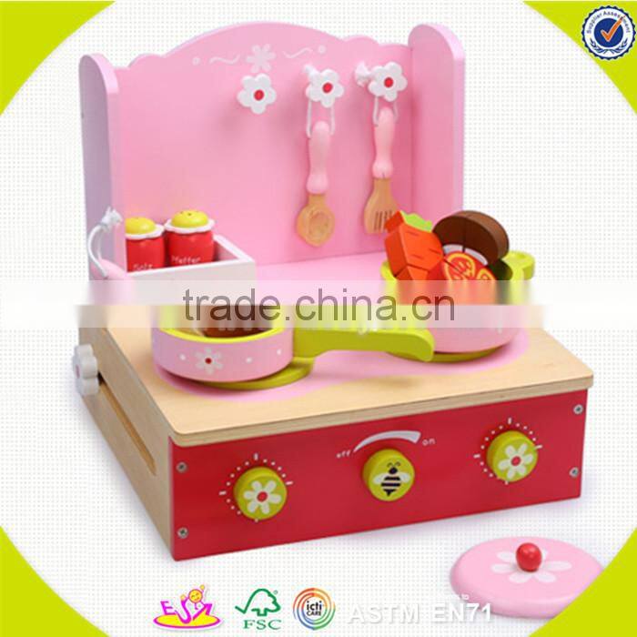 wholesale baby wooden kitchen toy set, fashion kids wooden kitchen toy set, popular children wooden kitchen toy set W10C147