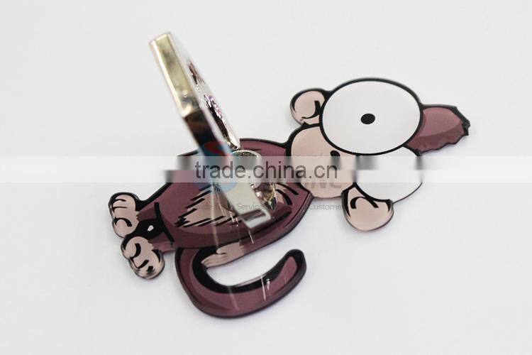 Monkey Shaped Cellphone Back hold Withb Ring