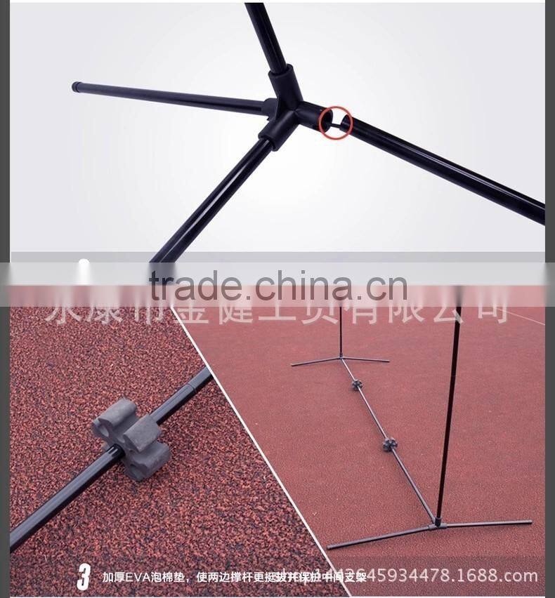 factory sales new5.18m height and wide adjustable badminton net tennis volleyball net with stand /frame portable and movable