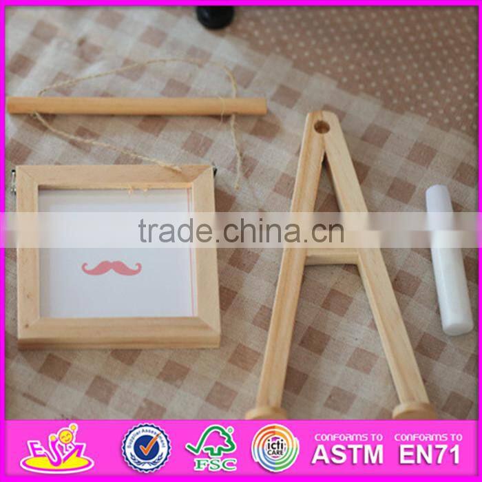 2016 hot sale baby wooden picture frame, most popular kids wooden picture frame, fashion children wooden picture frame W09A053
