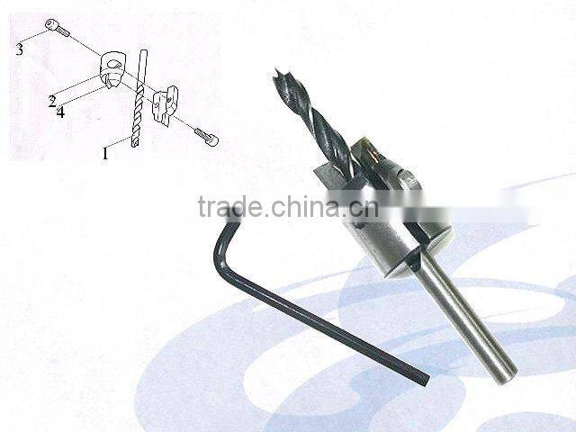Carbide Tipped Adjustable Countersink Drill Bit