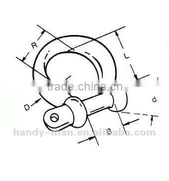 Screw Pin Anchor Shackle