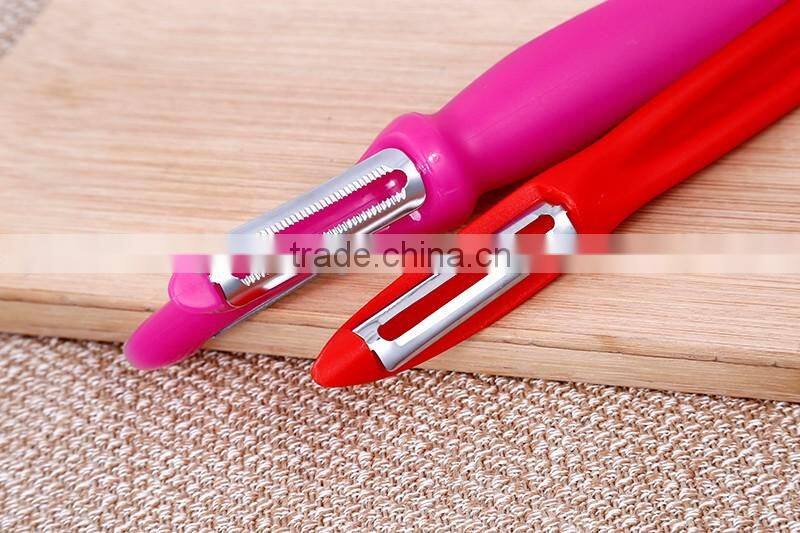 PP Handle Stainless Steel Fruit Apple Grater Vegetable Peeler
