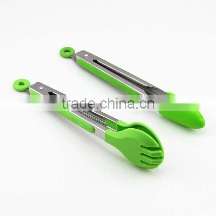 2 Different Kinds of Kitchen Tongs Set Standard Tong Salad Tong