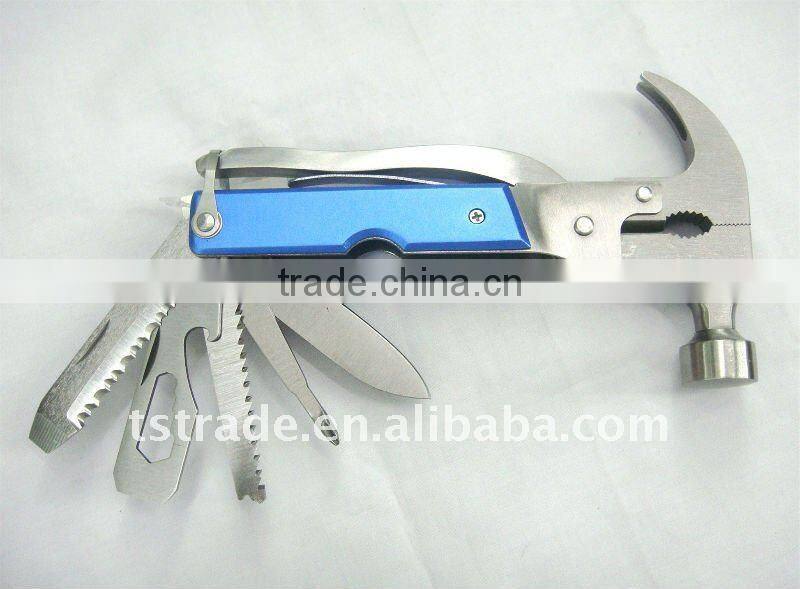 2014.Multi tool stainless steel axe pomotion gift hammer multi hammer with axe
