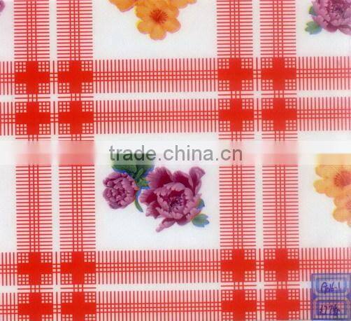 2014 NEW Style Designed HOT SELL Fashion Printed Fruit PVC clear table cover cloth