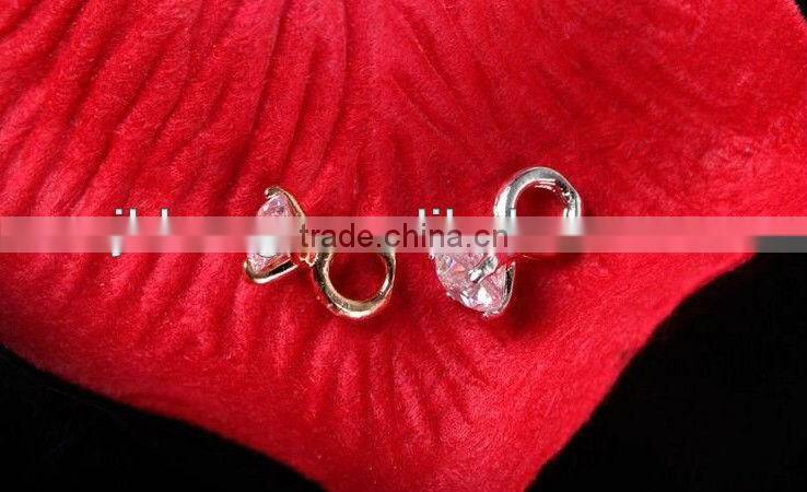 Nail zircon jewelry, pendant jewelry nails jewelry set auger adorn article alloy bowknot of much money