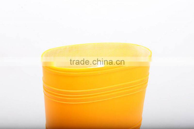 yellow color heavy duty pvc safety gumboots for industrial work