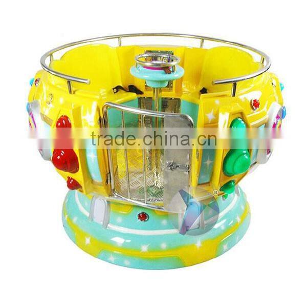 Kiddie Disco classic go round kiddie rides coin operated promotion funny rotate ridding colorful disco game machine