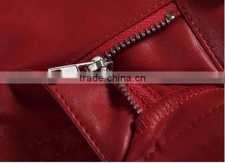 red or black fashion leather pants