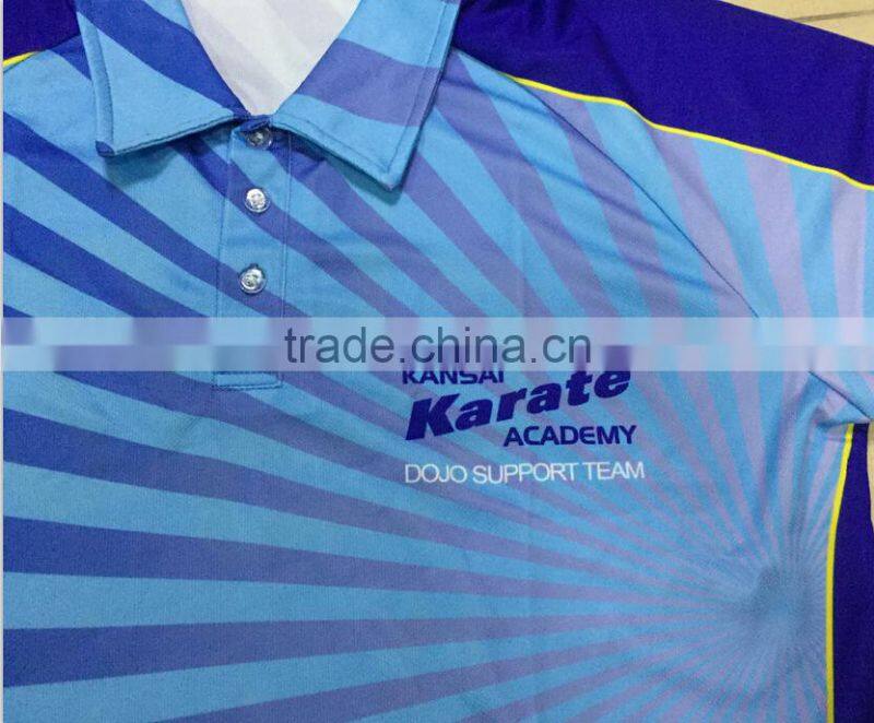 100%polyester customized polo shirts with OEM brands/logos