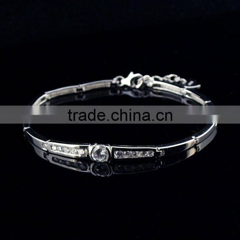 bracelets jewelry rhodium plated silver bracelets