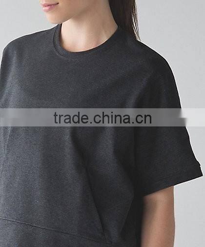 Fitness Crop Top T shirt Wholesale China T shirt Printing OEM T-shirt Printer Yoga Sweatshirt