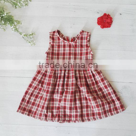 Hot Summer Baby Pictures Of Latest Gowns Designs Clothes Handmade Polka Dot Girl Dress With Belt Party Dresses