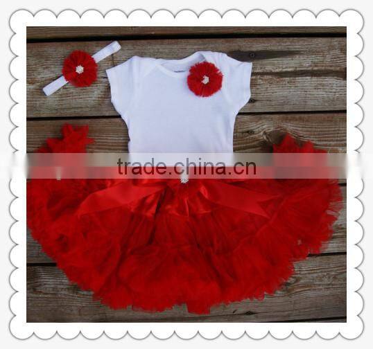Baby Summer Suit Sets Top Shirts+kids Fluffy Skirts Children Clothing Set