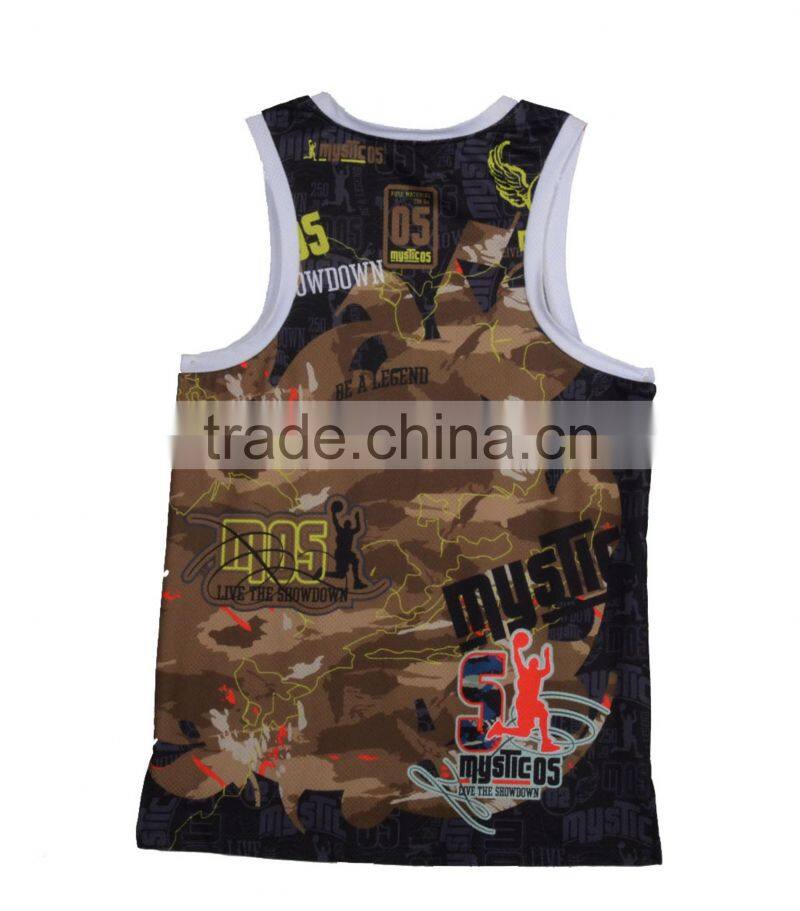 mens new dry fit polyester sublimation basketball jersey uniform design