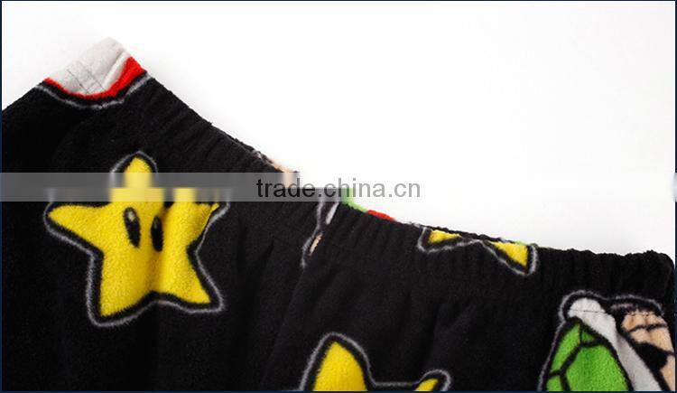 Fleece pajamas children printing pajamas license sleep wear
