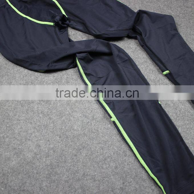 custom wholesale men's compression running pants/leggings