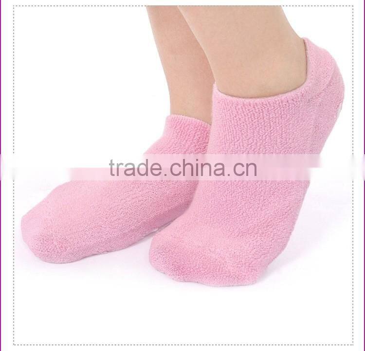 Moisturing and spa gel heel socks spa socks for cracked heel