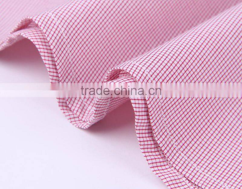 2017 small checks men's long sleeve button-down collar casual shirt