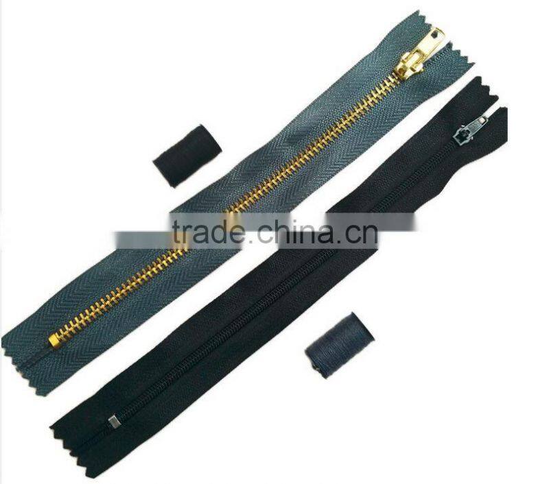 D&D Short Metal Zipper For Garment Accessories