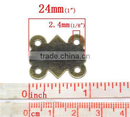 Antique Bronze 4 Holes Door Butt Hinges (rotated from 90 degrees to 210 degrees ) 20mmx24mm