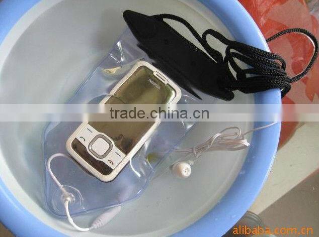 PVC waterproof bag for mobile phone