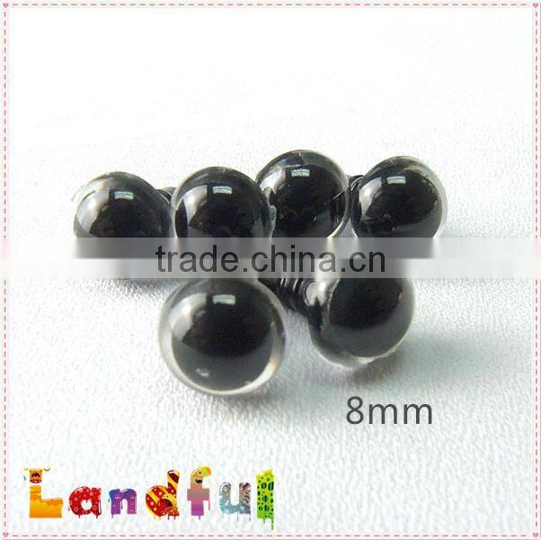 8mm Clear Craft Plastic Eyes Safety Eyes For Handicraft Art Toys