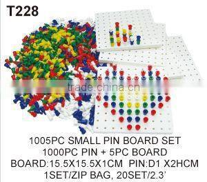 Plastic Connecting Educational Big Pegs And Peg Board Game