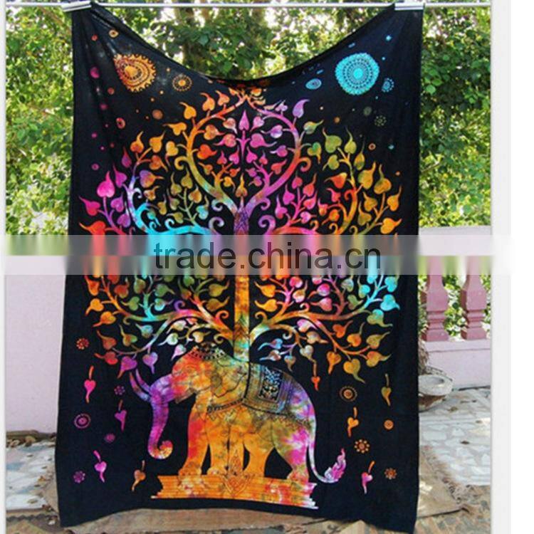 willow square shawl beach towel/chalu blooming wall table cloth yoga mat beach towels/lastest design