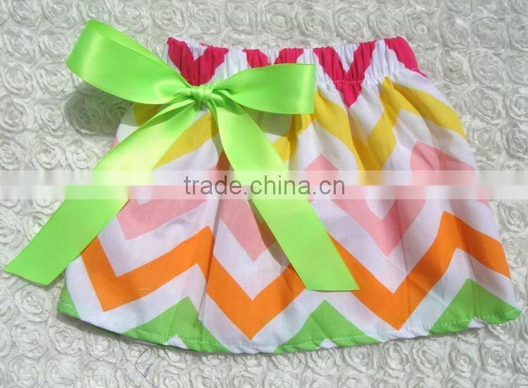 Many colors boutique stylish cotton mini quadrifoil baby girls skirt M5041513