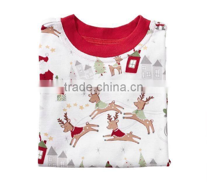 Sexual girls and boy image children outfits 100% cotton ruffles baby girl outfits clothing newborn christmas pajamas