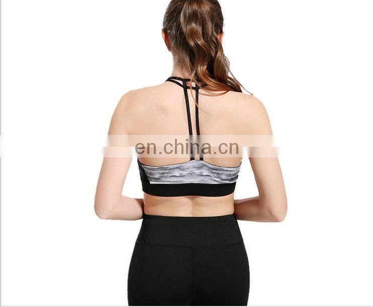 2017 92% Polyester 8%Spandex Fabric Fashion Bra With One Big Hole