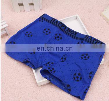 Boy Boxer Underwear Children's Cotton Underwear Cartoon Football Boy Underwear Soft and Breathable Panties