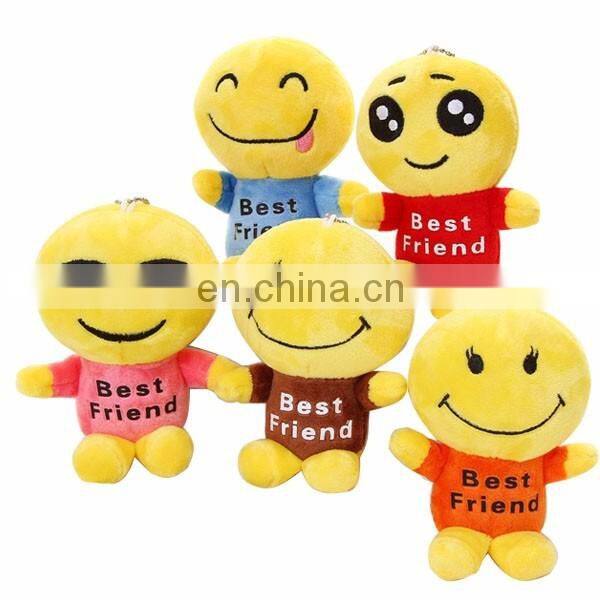 Fashion Wechat Whatsapp Emotion Plush Stuffed Toys OEM Design Emoji Dolls For Kids