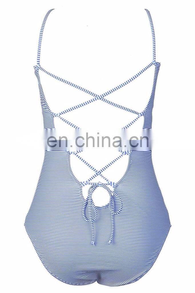 2017 lastest design sexy mature women swimsuit/ one piece push up swimsuits