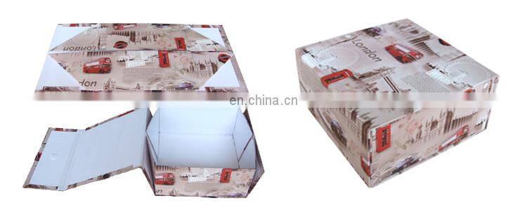 London Pattern Cardboard Collapsible Box