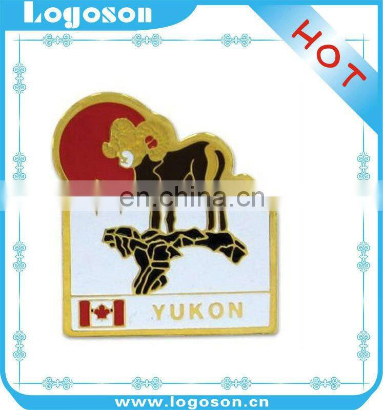 Custom russia offset printing home decoration metal badges promotion
