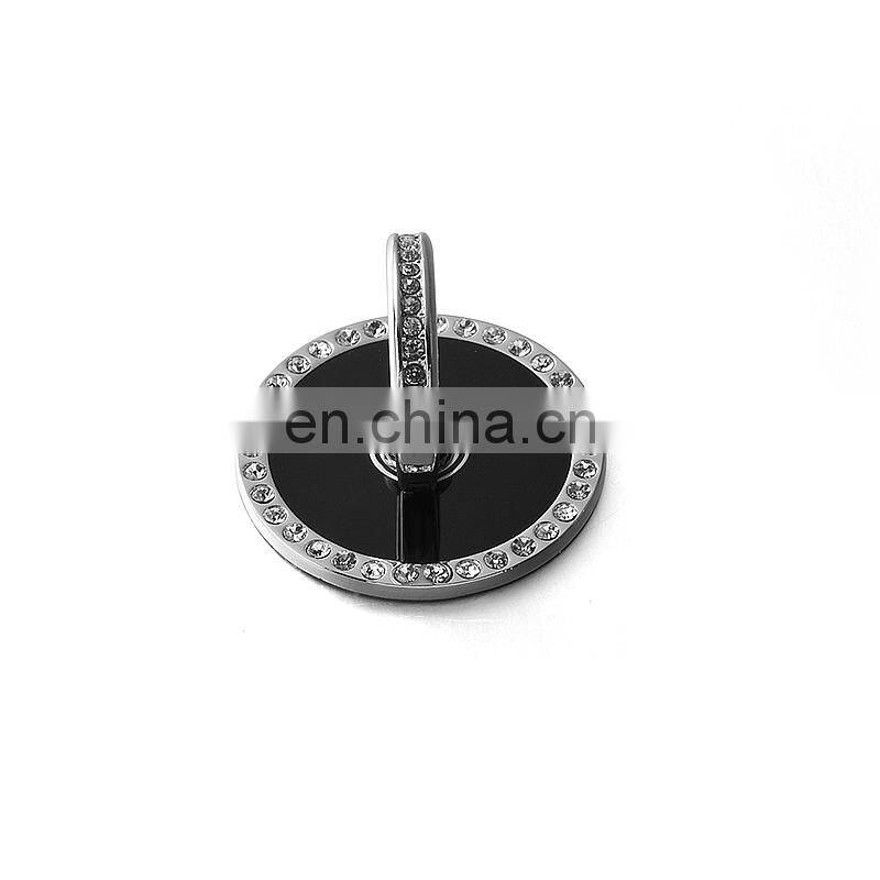 Imitation diamond Metal finger ring stent mobile phone holder