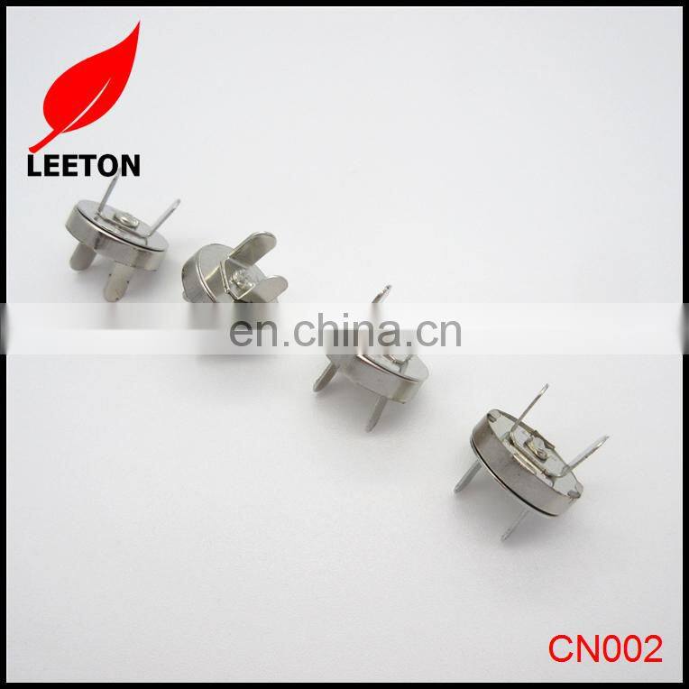 Factory supply 14mm magnetic snap fastener for bag