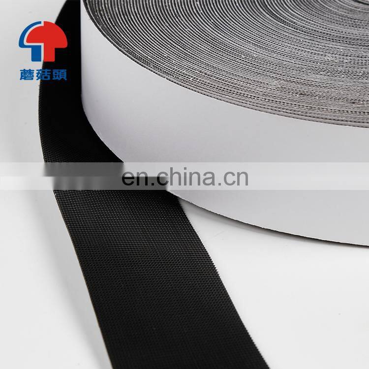 superior quality Black or white 25mm width self adhesive hook and loop tape