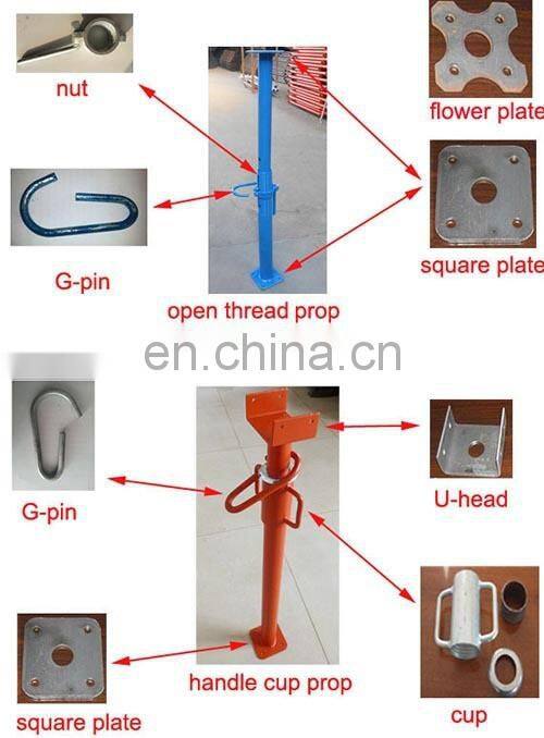 Tianjin SS Group Scaffolding Galvanized Adjustable Screw Jack