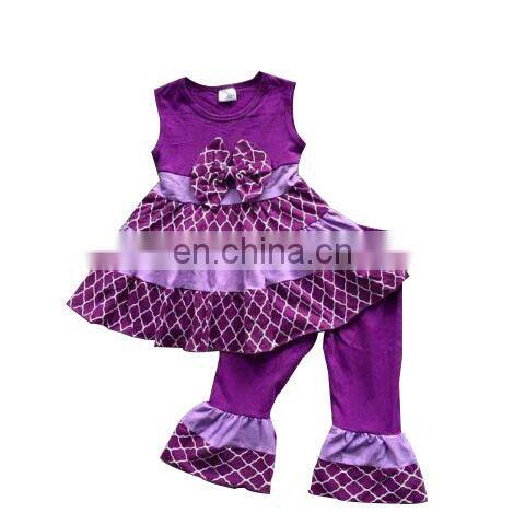 2018 Children Outfit Clothes Set Sleeveless Cotton Kids Wear Summer Outfits