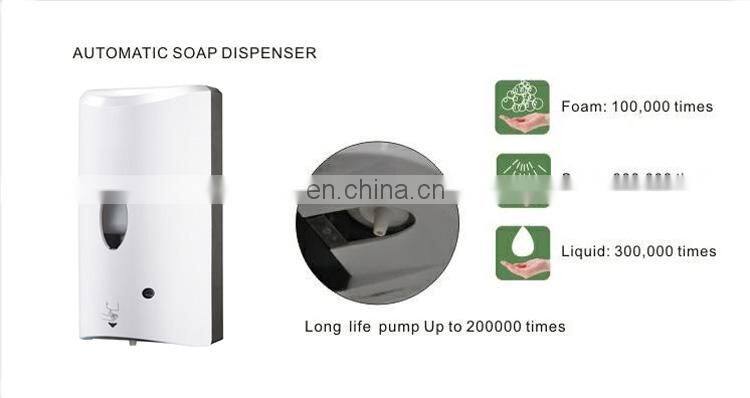 Electronic battery operated liquid soap alcohol gel spray infrared touchless wall mounted hand sanitizer dispenser with sensor