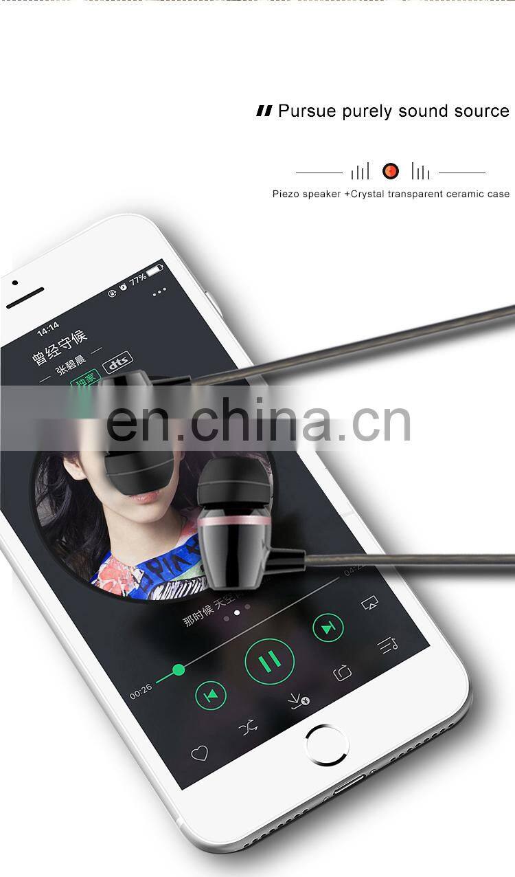 wired cable sport stereo earbuds headset headphone